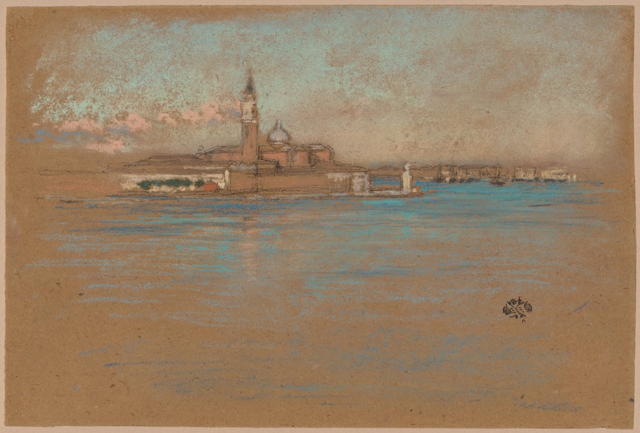Kościół San Giorgio Maggiore autorstwa James Abbott McNeill Whistler