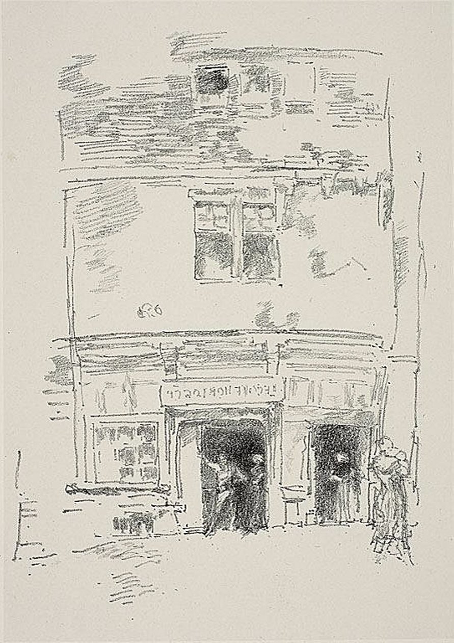 Zegarmistrzowie, Paimpol autorstwa James Abbott McNeill Whistler
