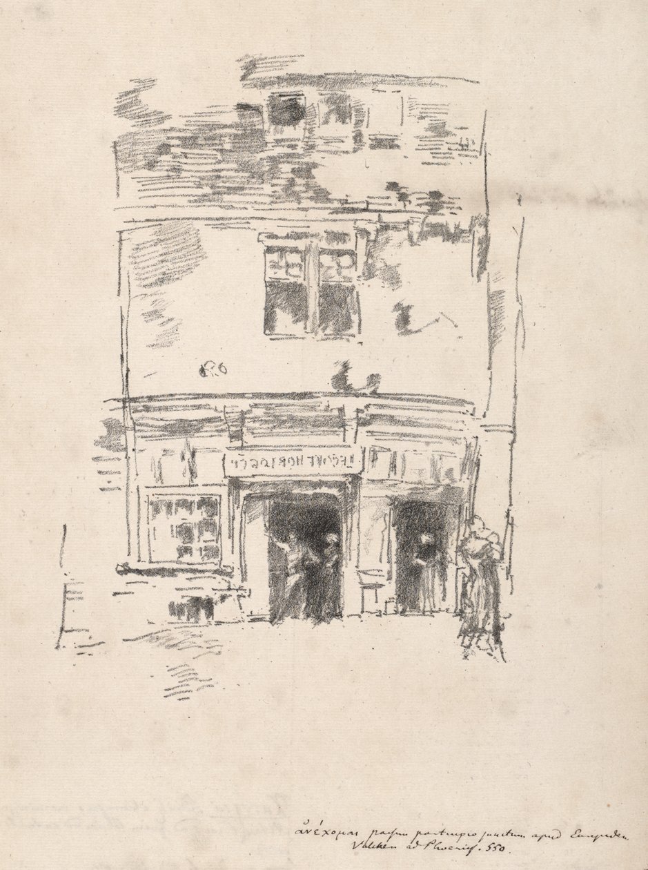 Zegarmistrzowie, Paimpol autorstwa James McNeill Whistler