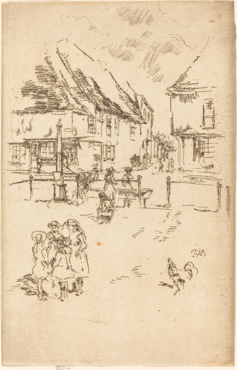 Kogut i pompa autorstwa James Abbott McNeill Whistler