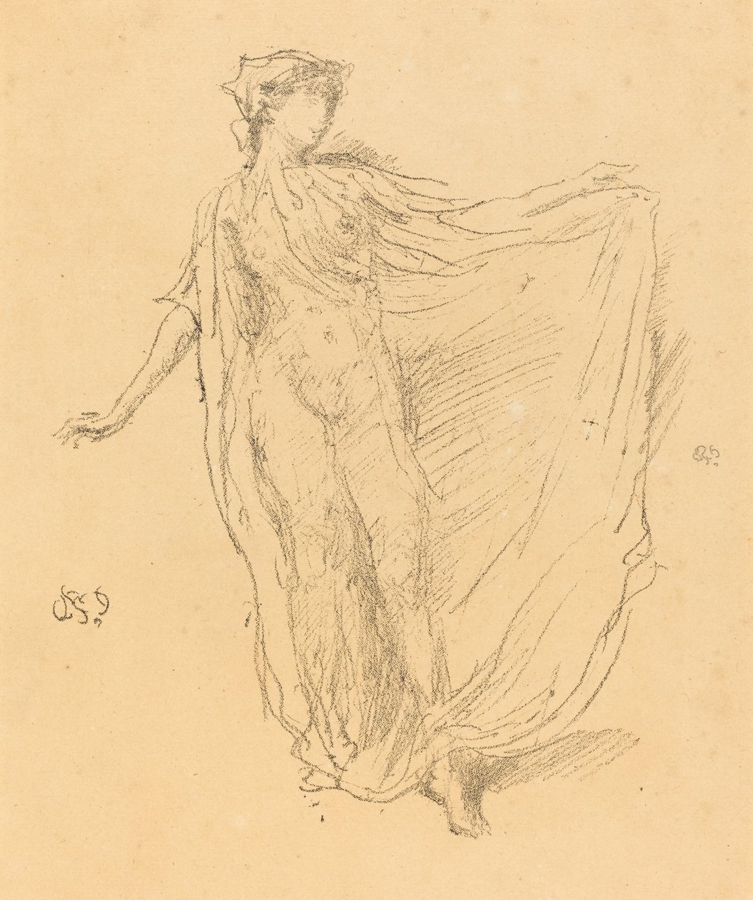 Tańcząca dziewczyna autorstwa James Abbott McNeill Whistler