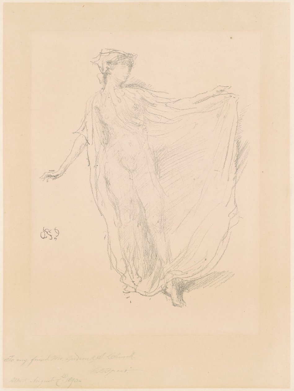 Tańcząca dziewczyna autorstwa James Abbott McNeill Whistler