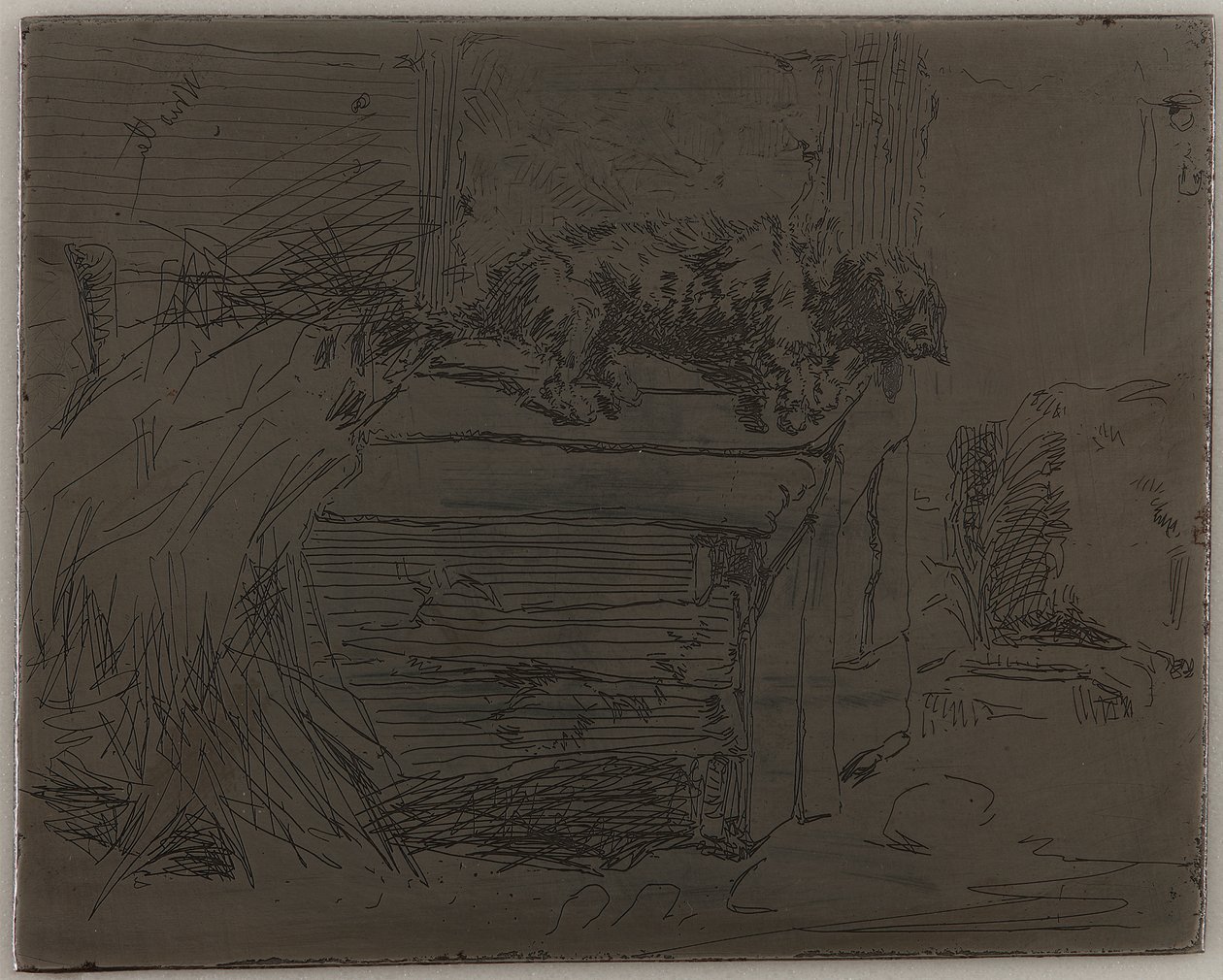 Pies w hodowli autorstwa James Abbott McNeill Whistler