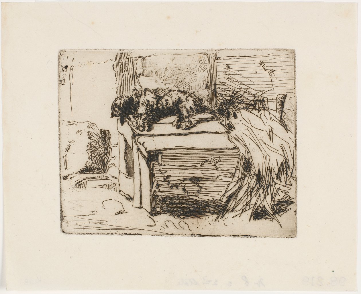 Pies w hodowli autorstwa James Abbott McNeill Whistler