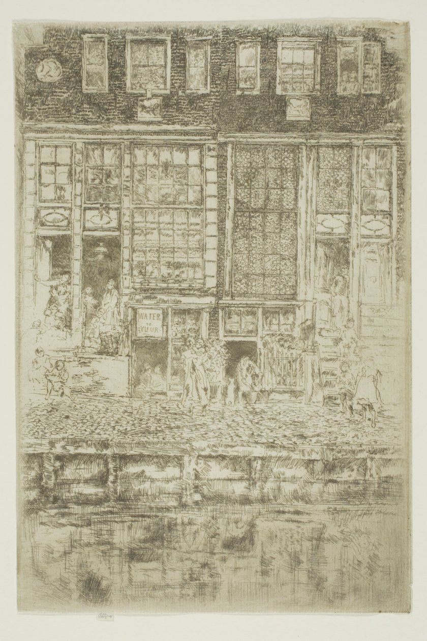 Haftowana kurtyna autorstwa James Abbott McNeill Whistler