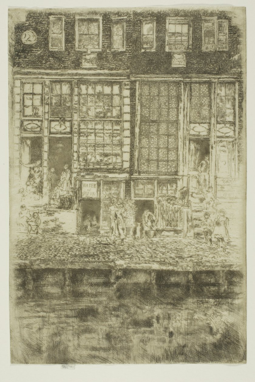 Haftowana zasłona autorstwa James McNeill Whistler