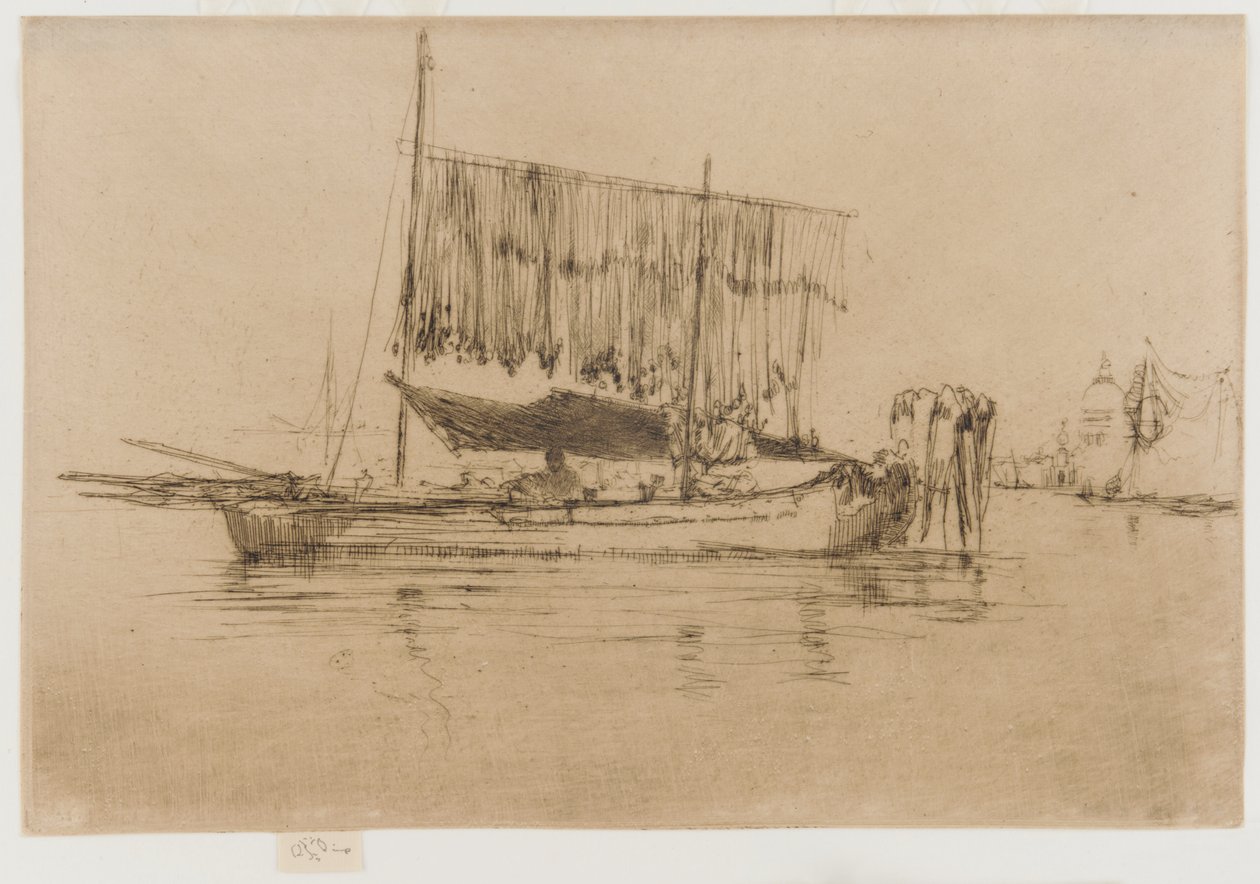 Łódź rybacka autorstwa James Abbott McNeill Whistler