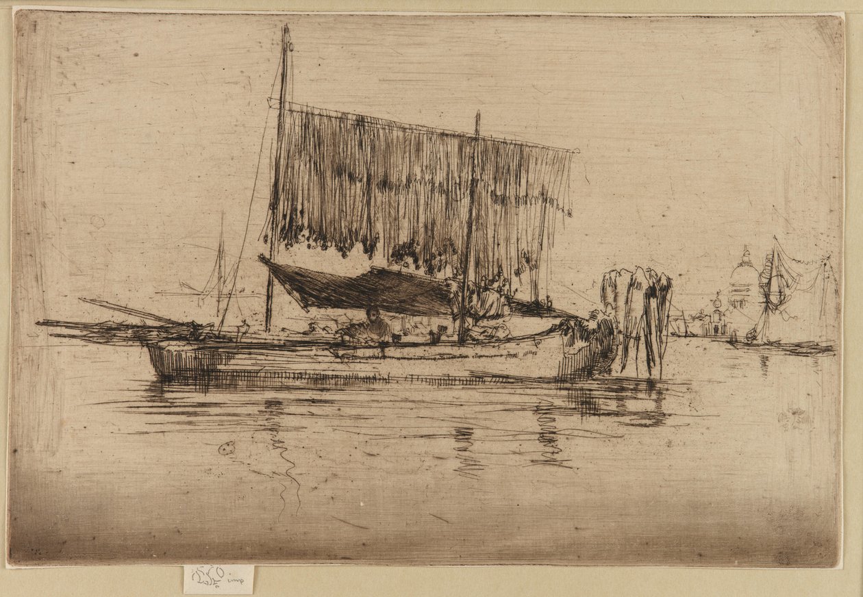 Łódź rybacka autorstwa James Abbott McNeill Whistler