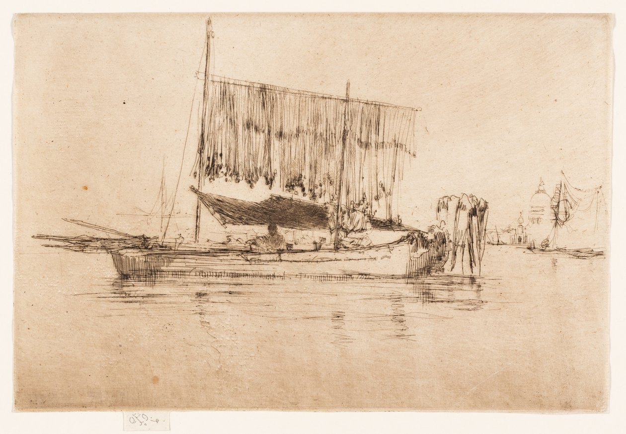 Łódź rybacka autorstwa James Abbott McNeill Whistler