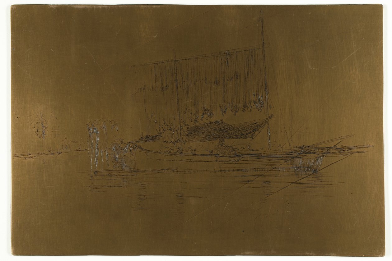 Łódź rybacka autorstwa James Abbott McNeill Whistler