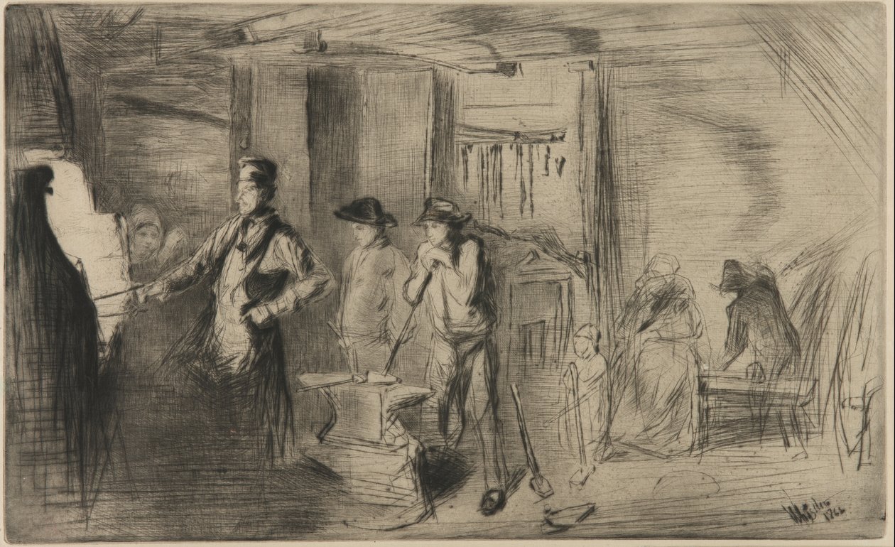Kuźnia autorstwa James Abbott McNeill Whistler