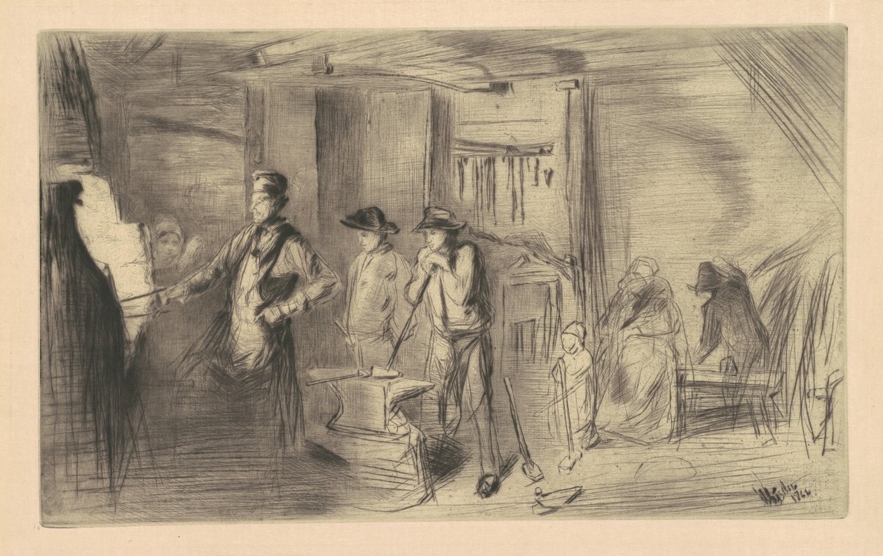 Kuźnia autorstwa James Abbott McNeill Whistler