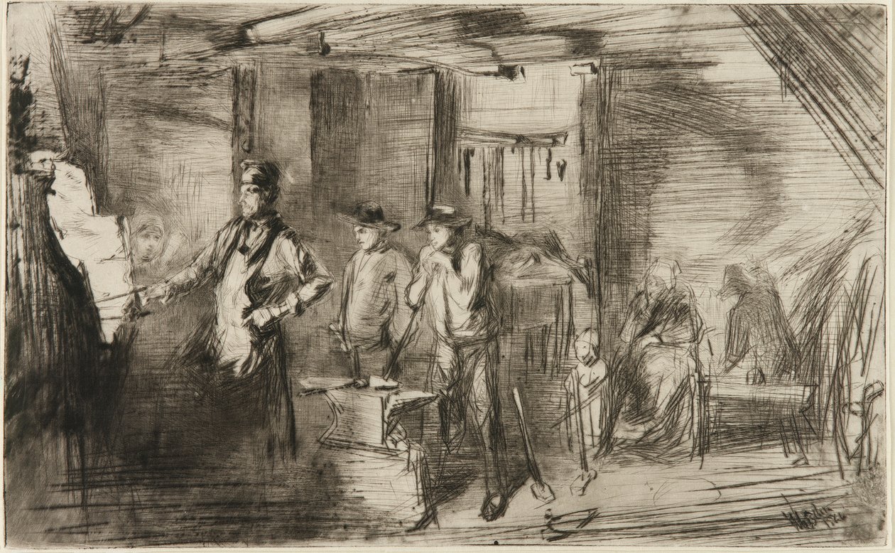 Kuźnia autorstwa James Abbott McNeill Whistler