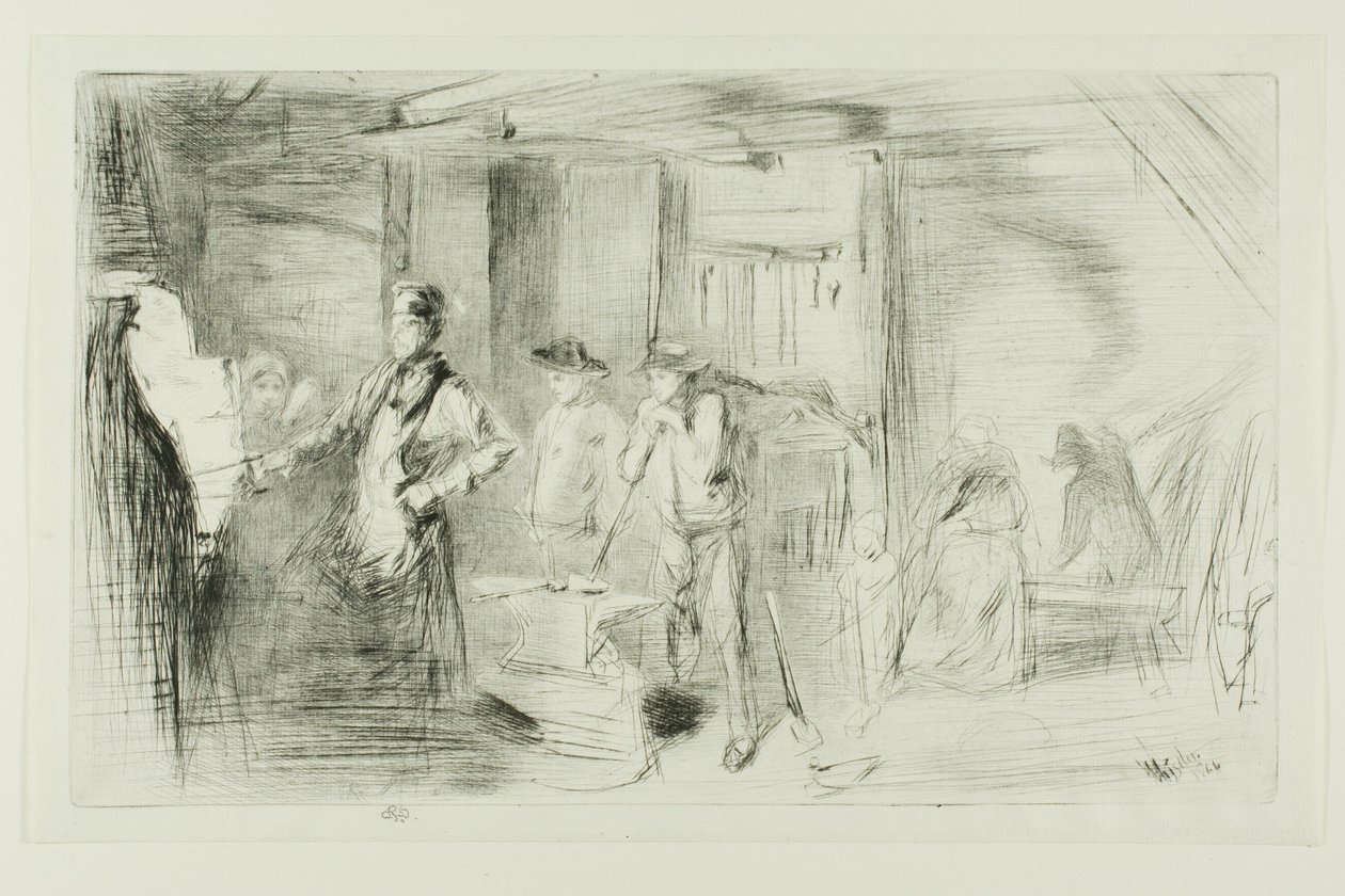 Kuźnia autorstwa James Abbott McNeill Whistler