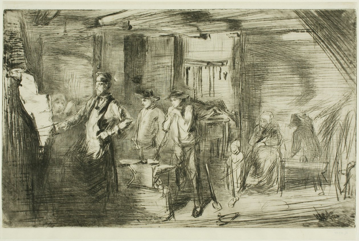 Kuźnia autorstwa James Abbott McNeill Whistler