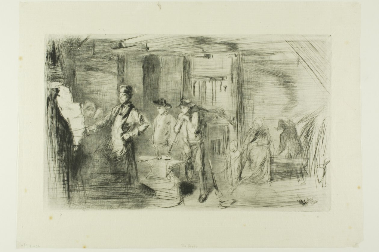 Kuźnia autorstwa James Abbott McNeill Whistler