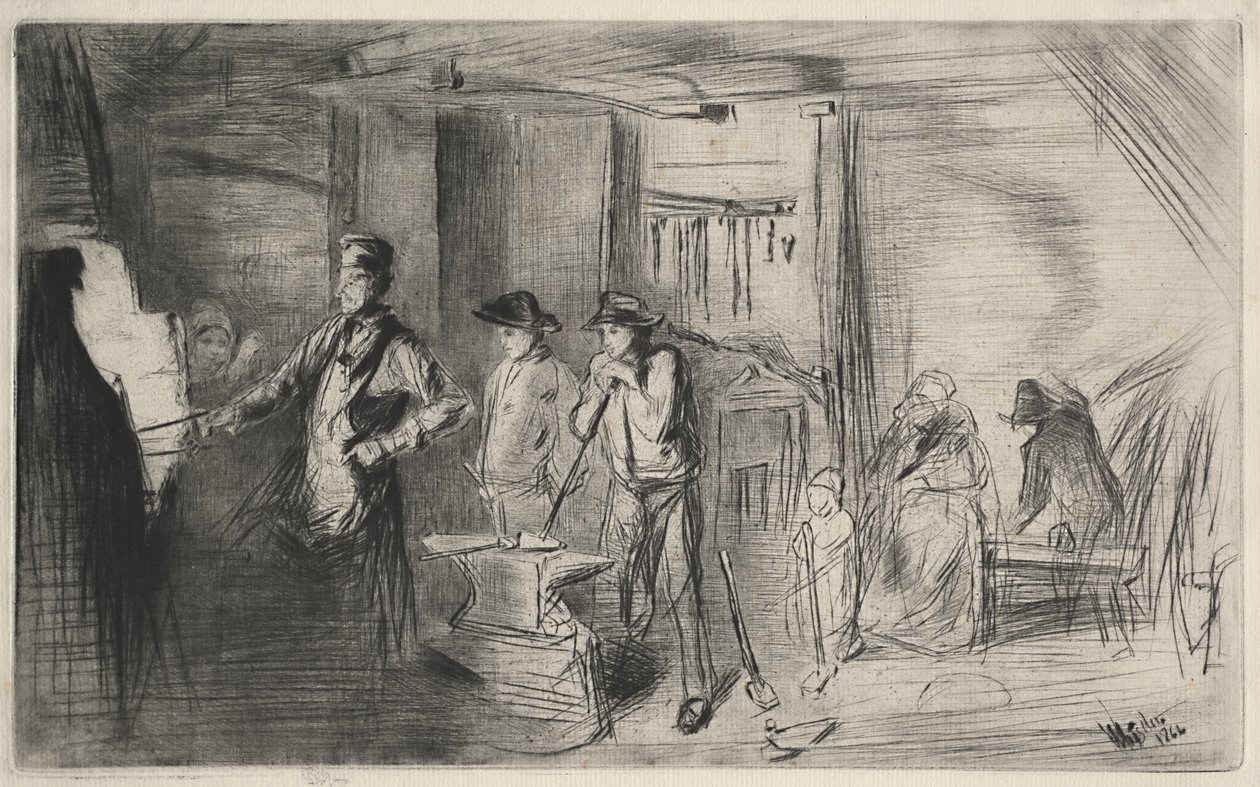 Kuźnia autorstwa James McNeill Whistler