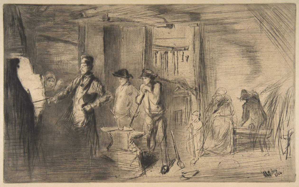Kuźnia autorstwa James McNeill Whistler