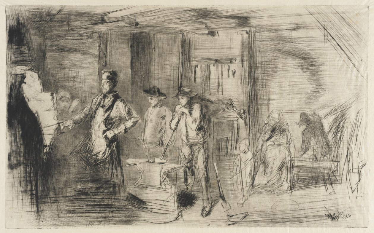 Kuźnia autorstwa James McNeill Whistler