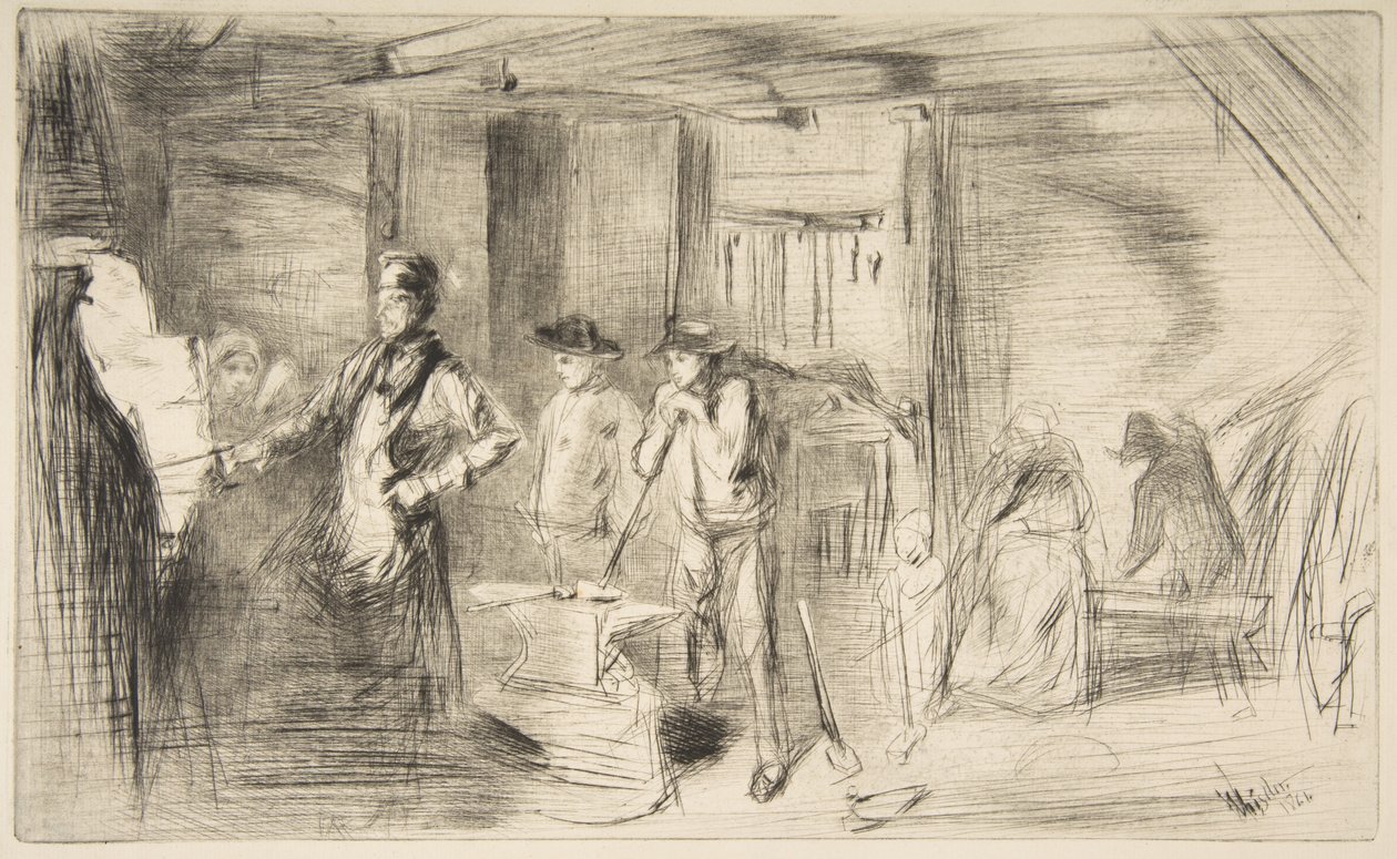 Kuźnia autorstwa James McNeill Whistler