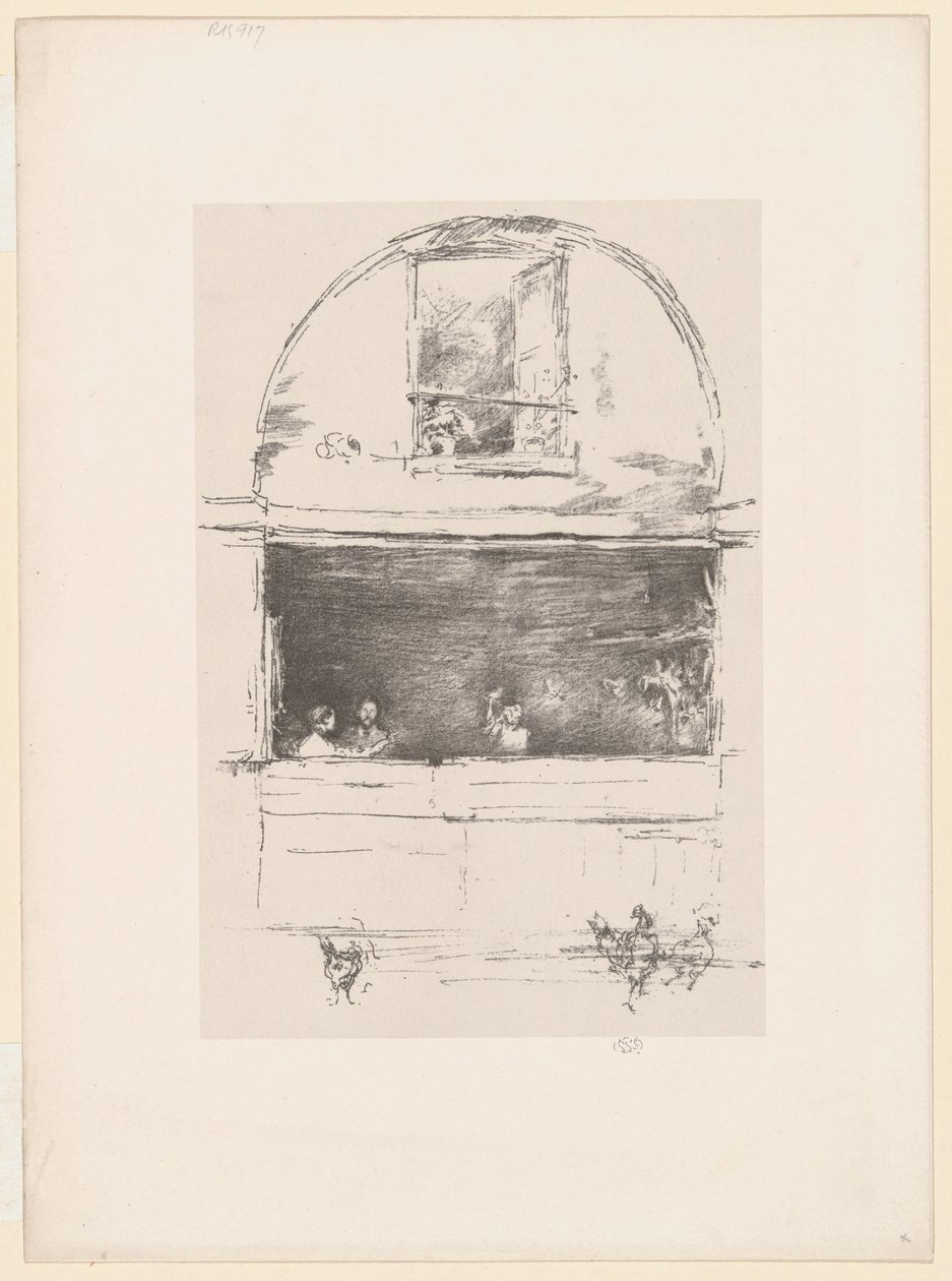 Kuźnia, Passage du Dragon autorstwa James Abbott McNeill Whistler