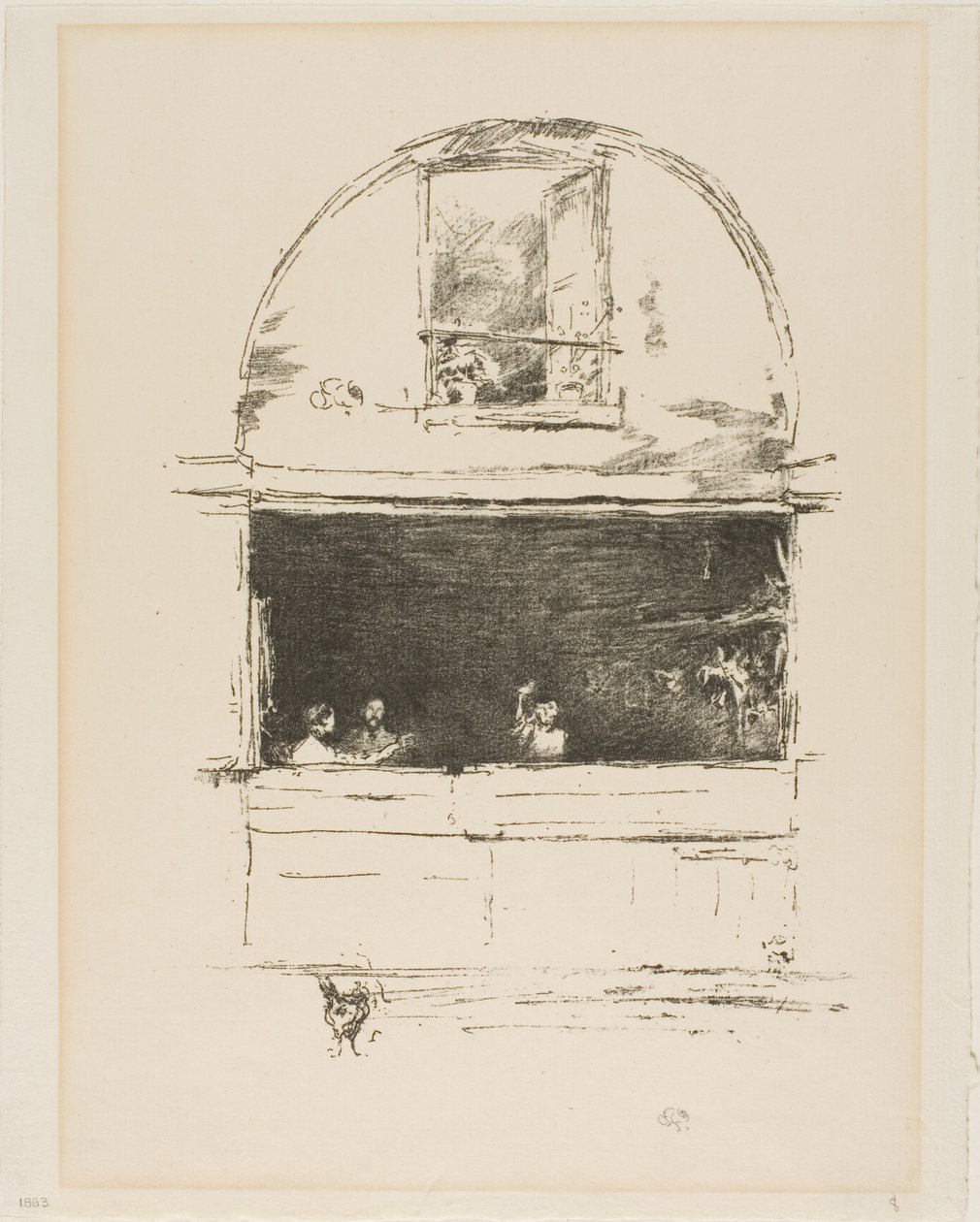 Kuźnia, Passage du Dragon autorstwa James Abbott McNeill Whistler
