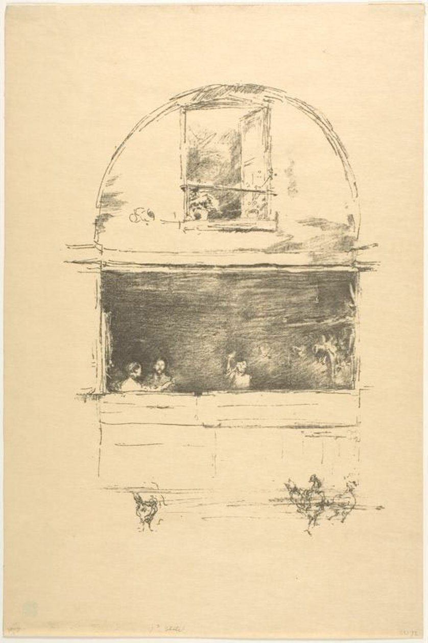 Kuźnia, Passage du Dragon autorstwa James Abbott McNeill Whistler
