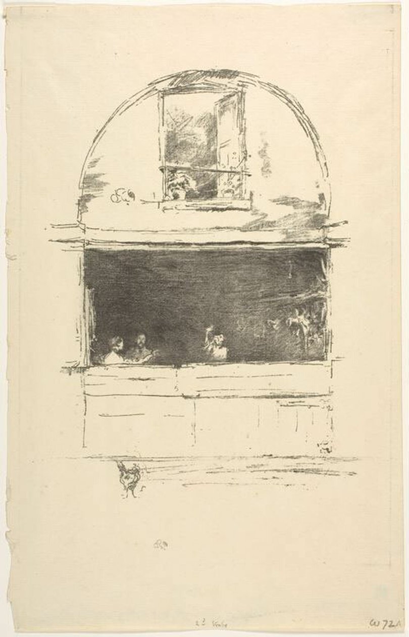 The Forge, Passage du Dragon autorstwa James McNeill Whistler