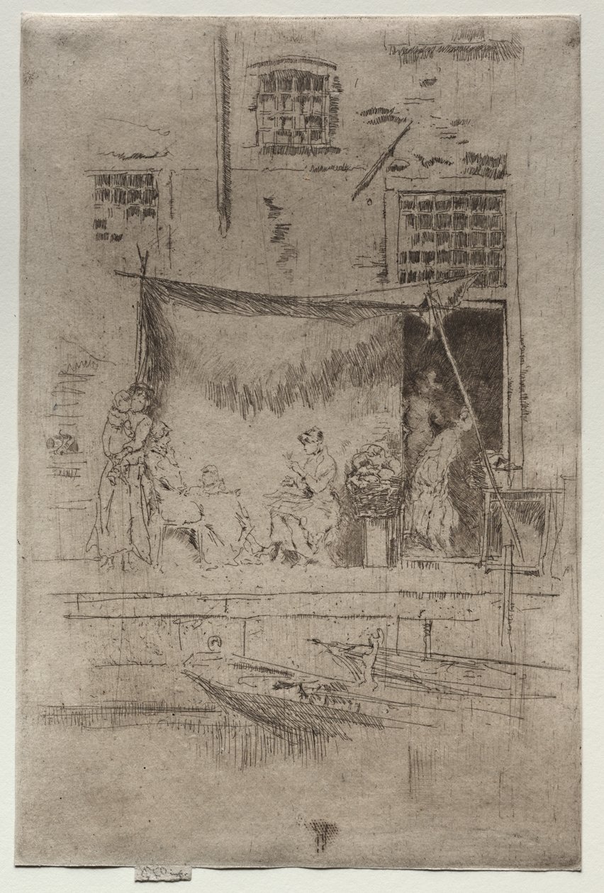 Stragan z owocami autorstwa James McNeill Whistler