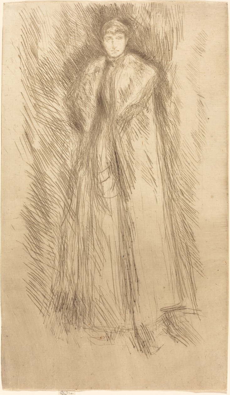 Futrzany płaszcz autorstwa James Abbott McNeill Whistler