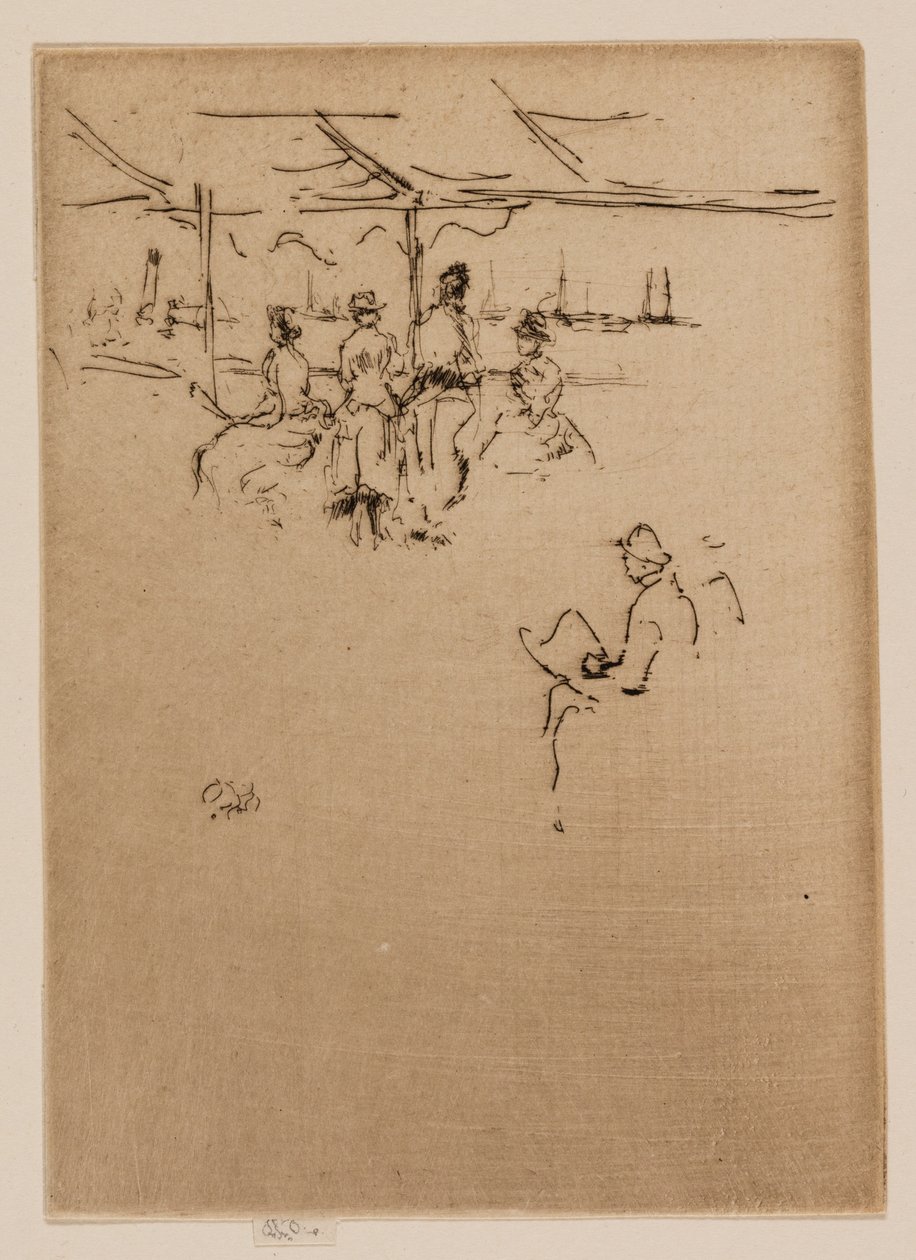 Lądowanie, Cowes autorstwa James Abbott McNeill Whistler