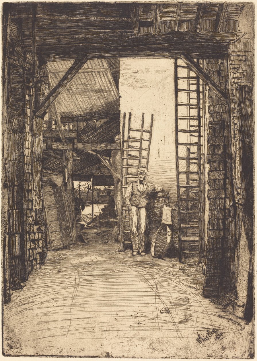 Piec do wypalania wapna autorstwa James McNeill Whistler