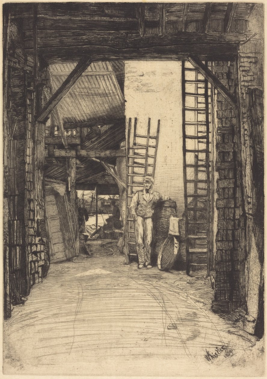 Piec do wypalania wapna autorstwa James McNeill Whistler