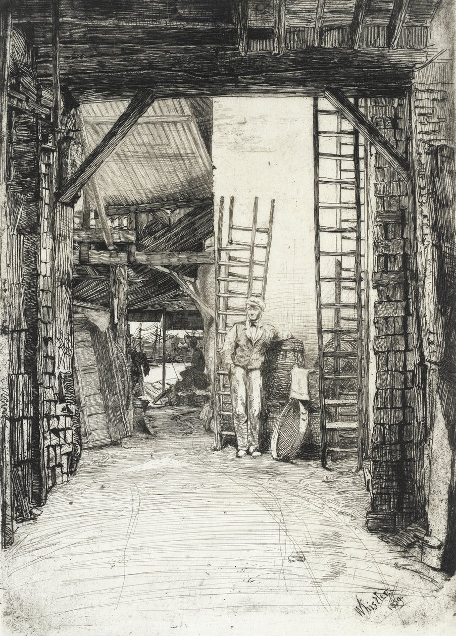 Wypalacz wapna autorstwa James McNeill Whistler