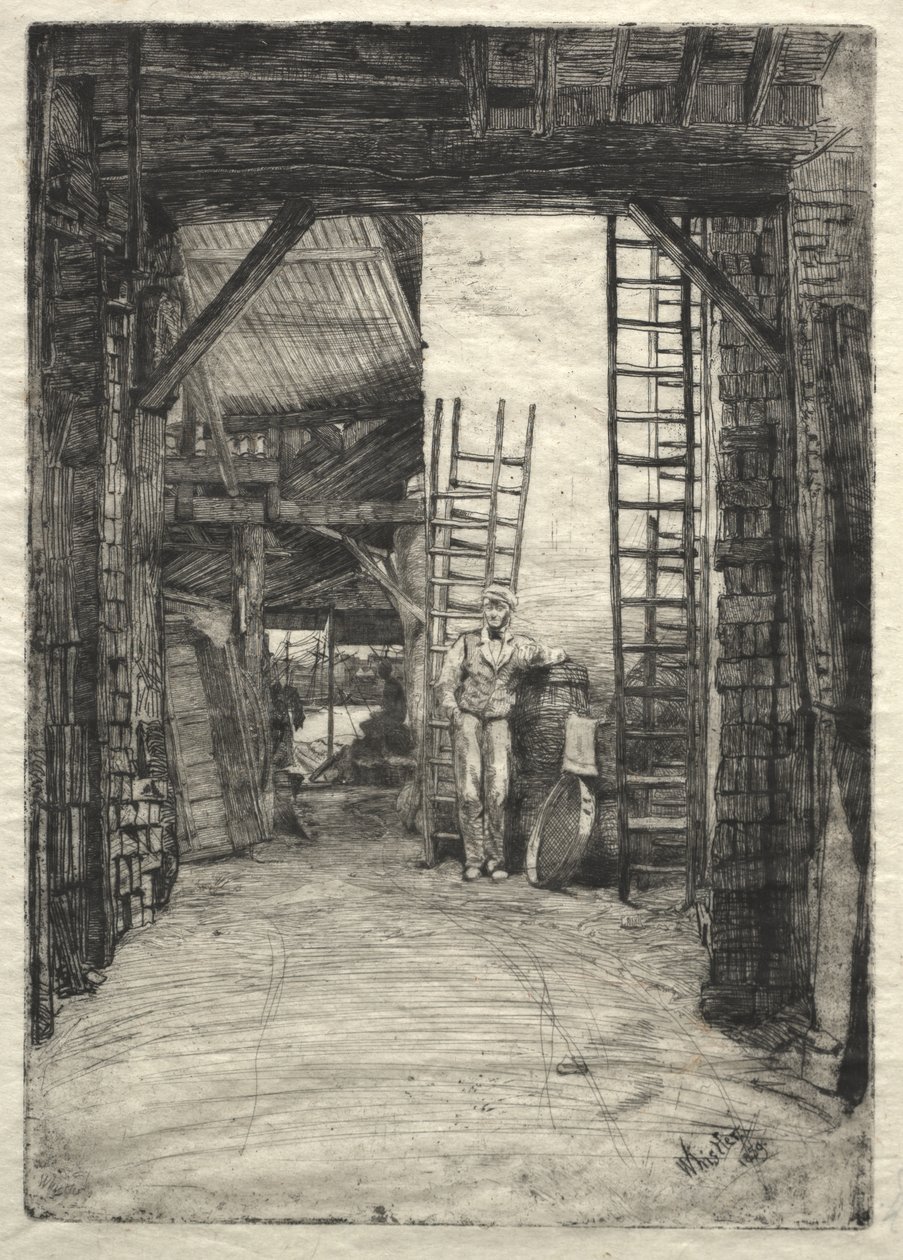 Wypalacz wapna autorstwa James McNeill Whistler