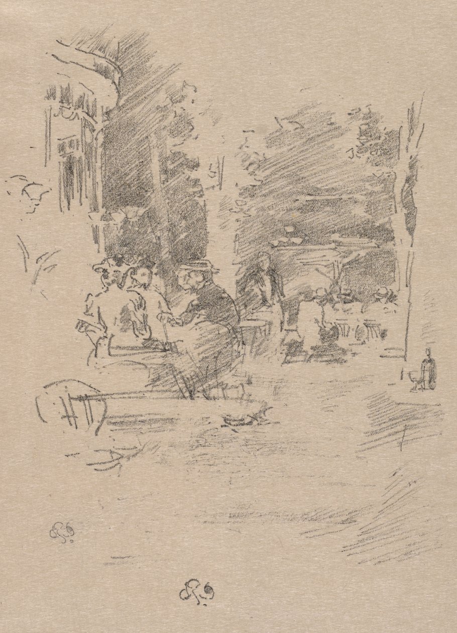 The Little Café au Bois autorstwa James McNeill Whistler