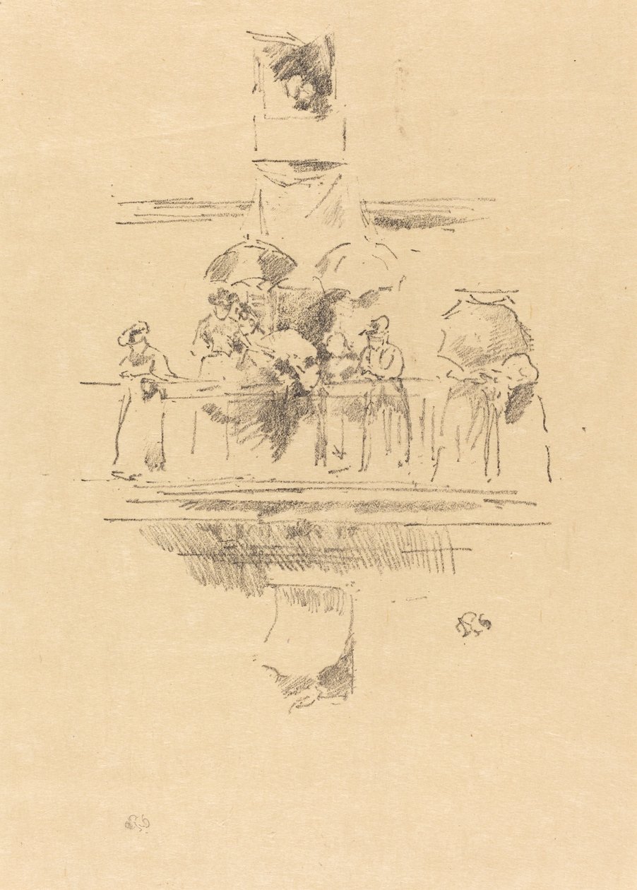Mały balkon autorstwa James Abbott McNeill Whistler