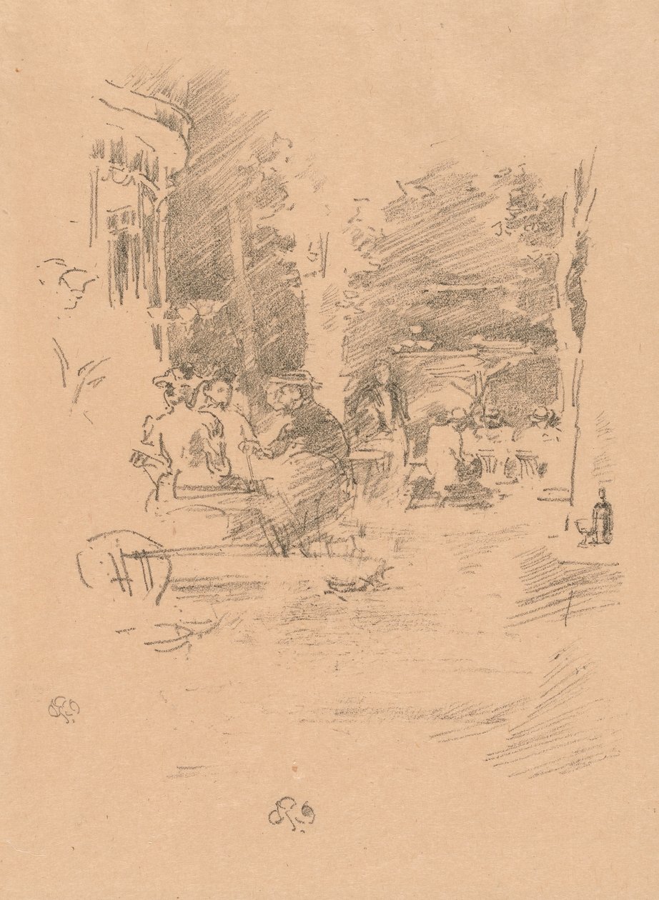 Mała Kawiarnia au Bois autorstwa James Abbott McNeill Whistler