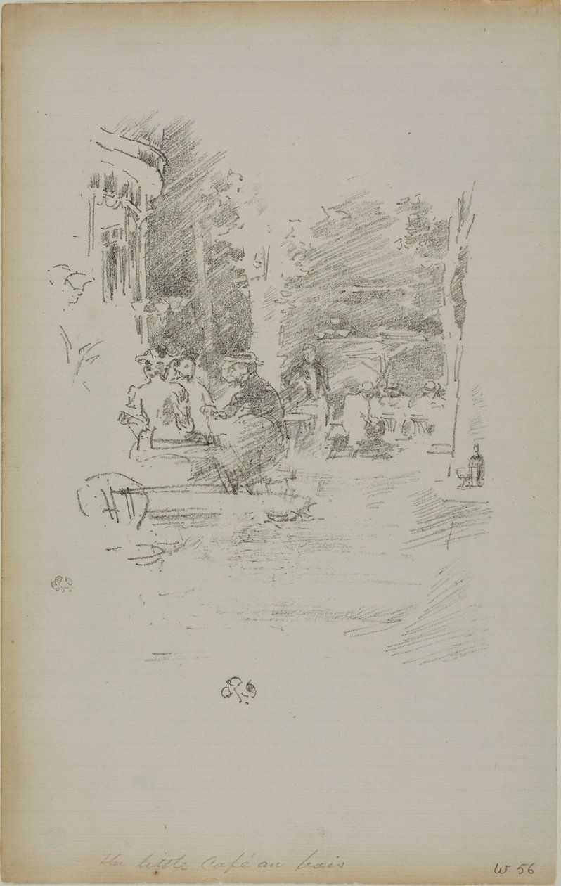 Mała Kawiarnia au Bois autorstwa James McNeill Whistler