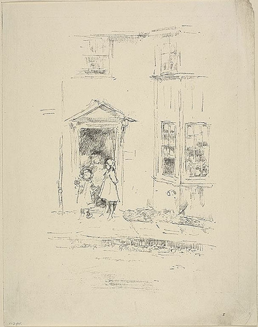 Małe Drzwi, Lyme Regis autorstwa James Abbott McNeill Whistler