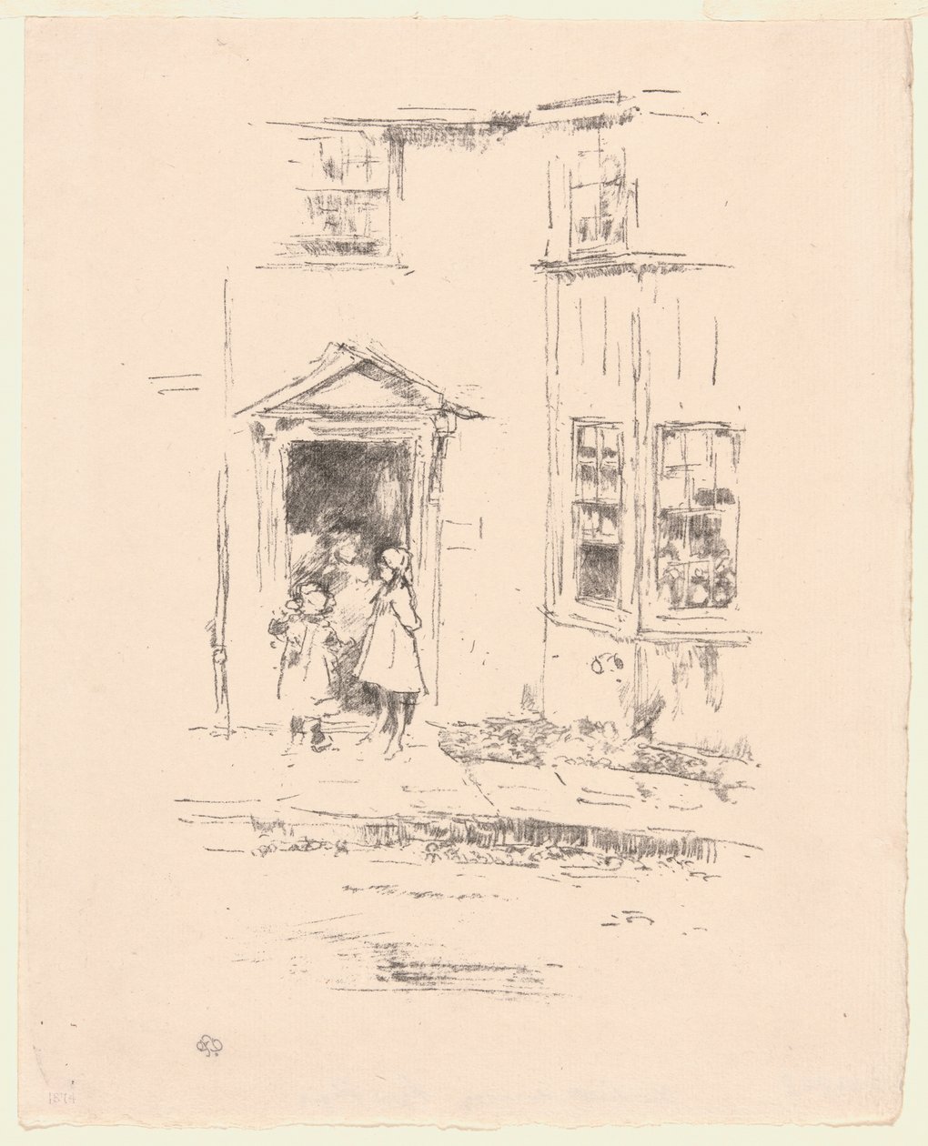 Małe Drzwi, Lyme Regis autorstwa James Abbott McNeill Whistler