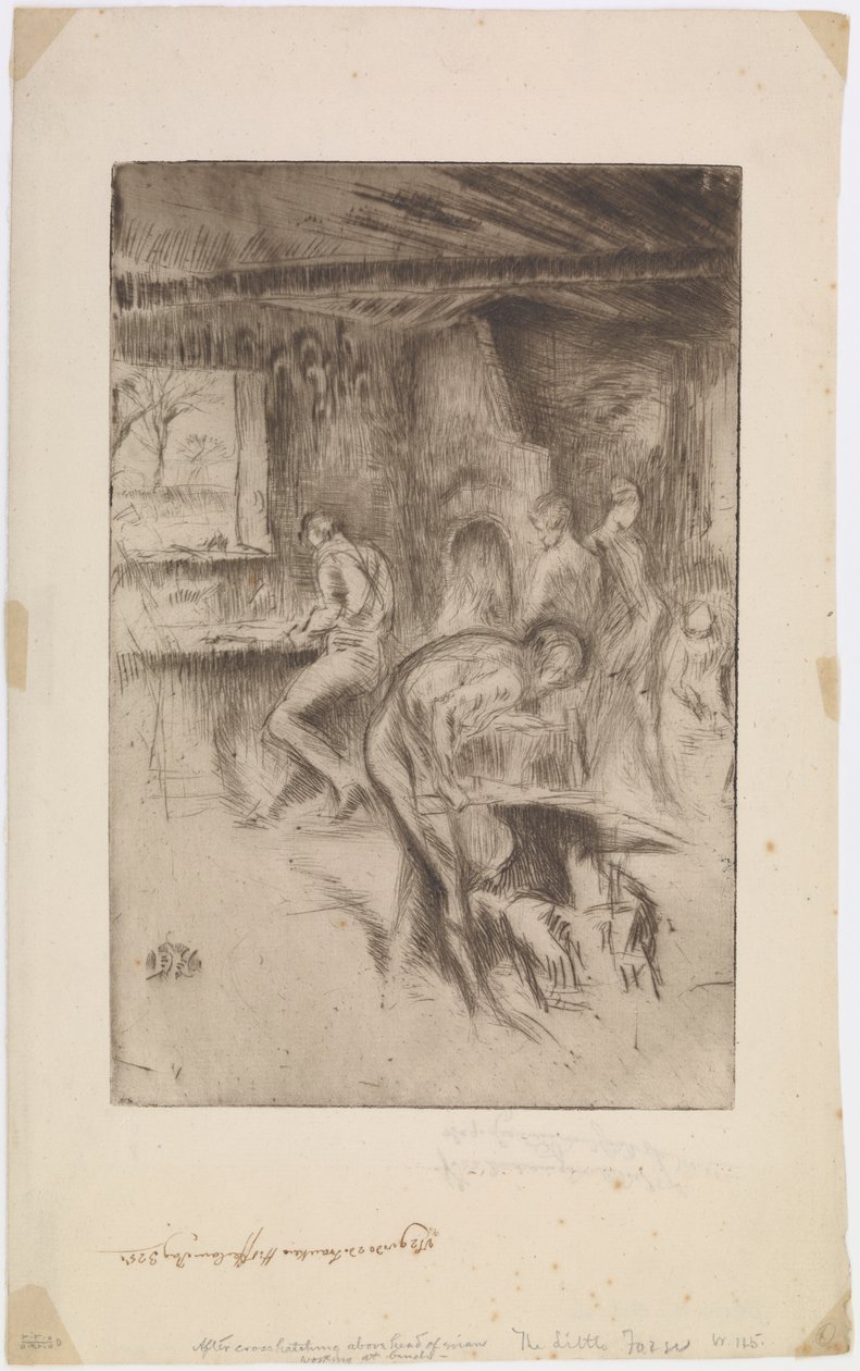 Mała Kuźnia, Liverpool autorstwa James Abbott McNeill Whistler