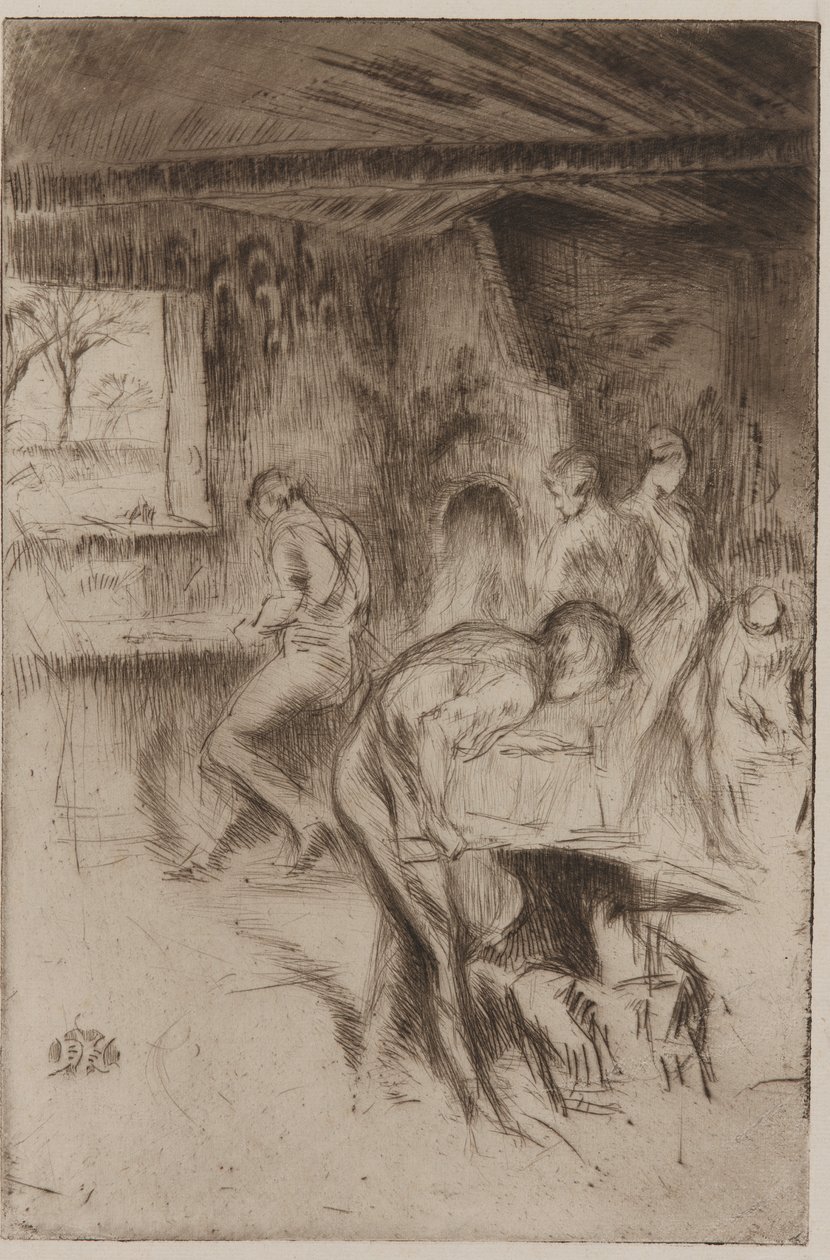 Mała Kuźnia, Liverpool autorstwa James Abbott McNeill Whistler