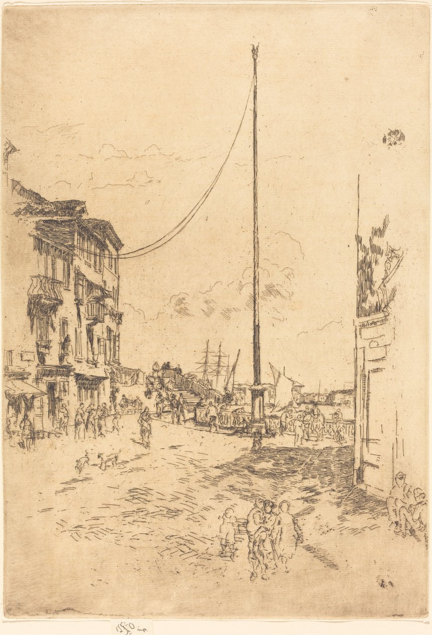 Mały Maszt autorstwa James Abbott McNeill Whistler