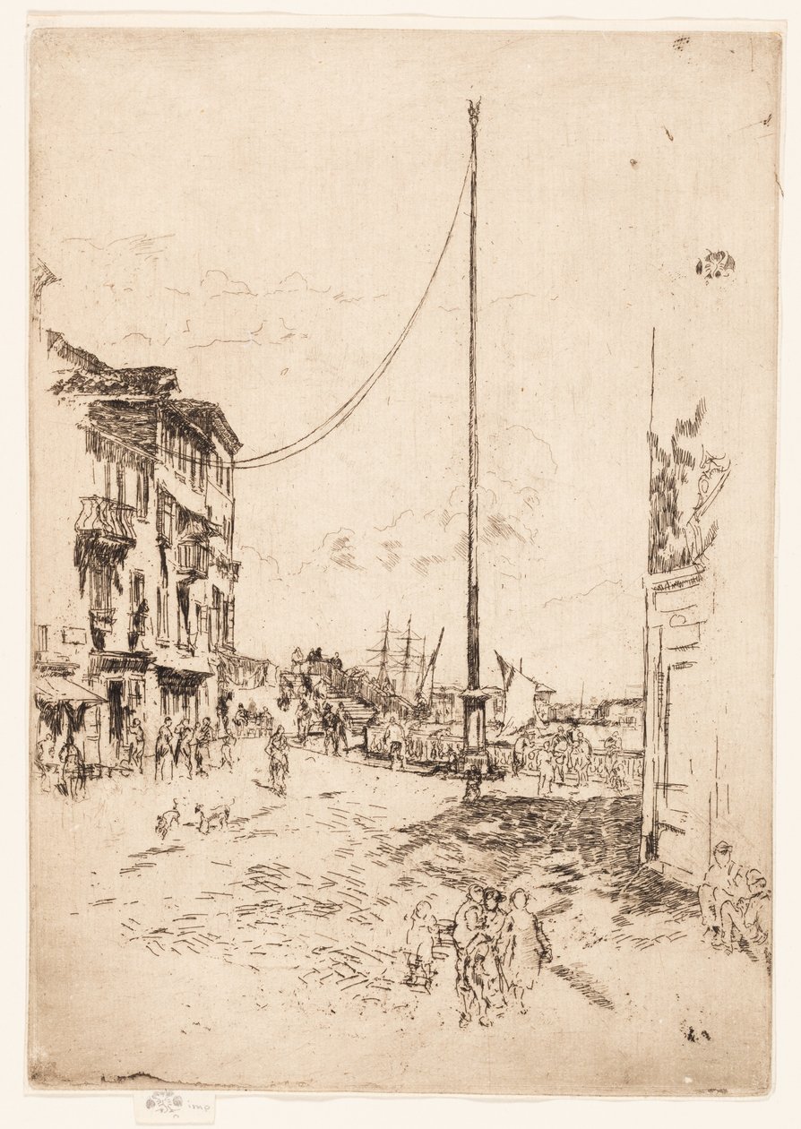 Mały Maszt autorstwa James Abbott McNeill Whistler