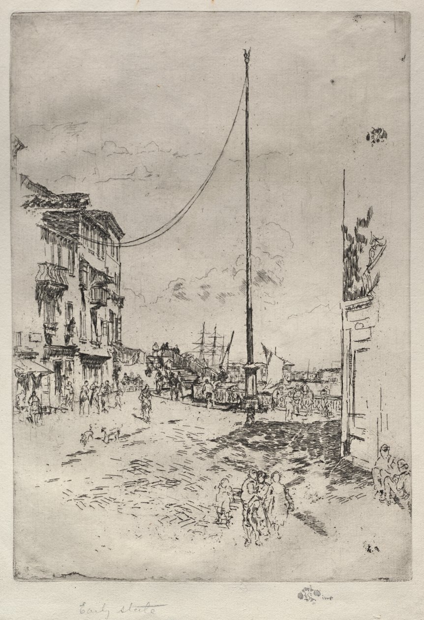 Mały maszt autorstwa James McNeill Whistler