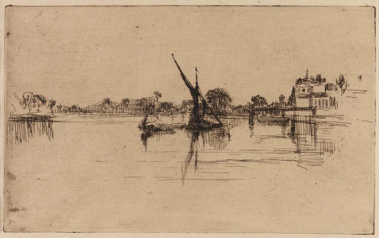 Mały Putney autorstwa James Abbott McNeill Whistler