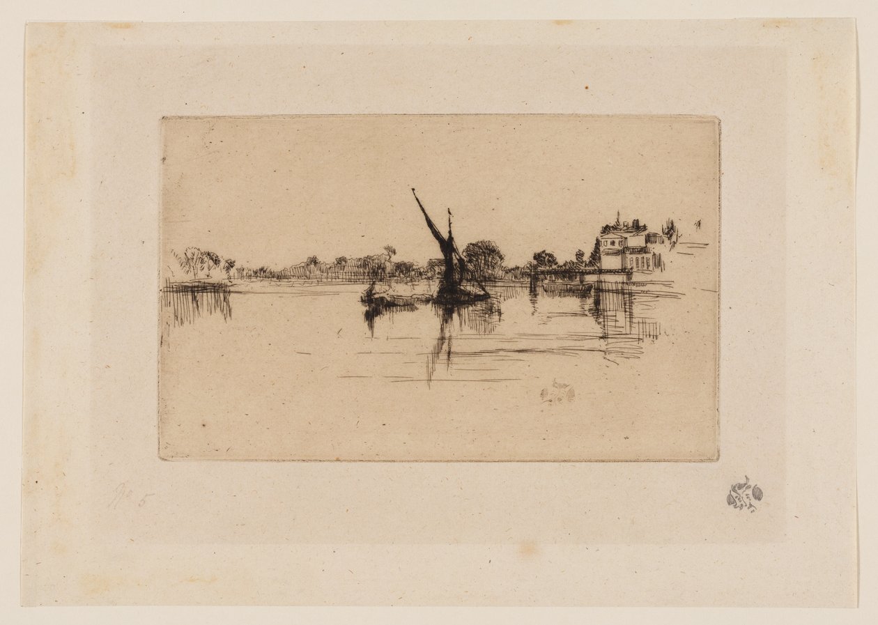 Mały Putney autorstwa James Abbott McNeill Whistler