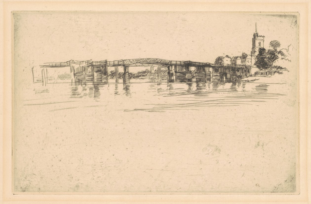 Mały Putney, nr 1 autorstwa James Abbott McNeill Whistler