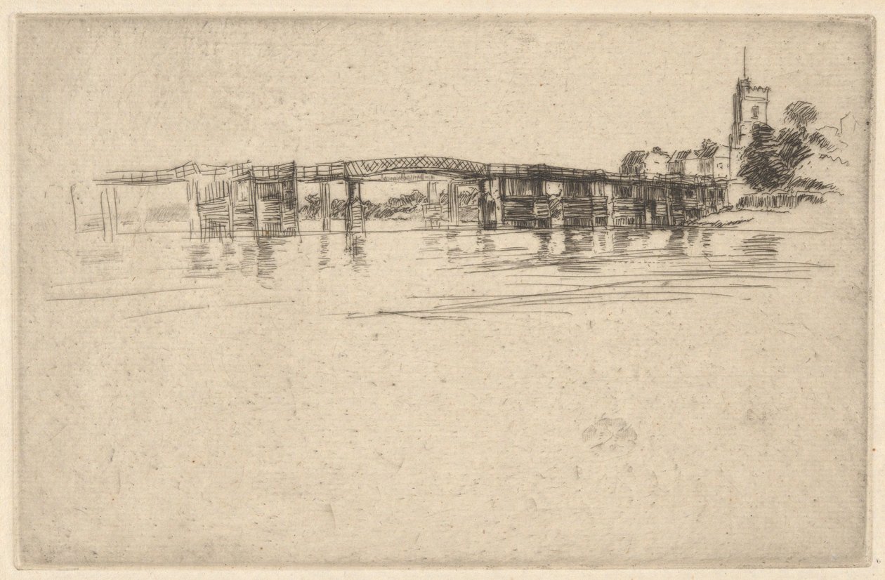 Mały Putney nr 1 autorstwa James Abbott McNeill Whistler